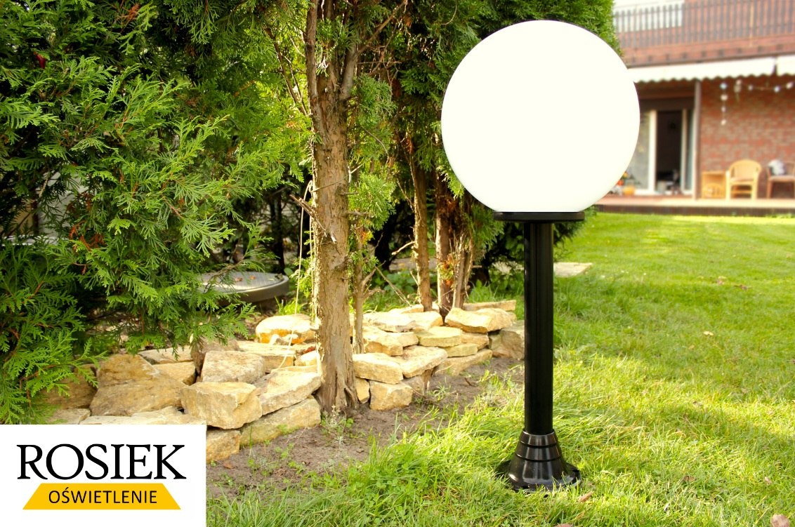 Lampy ogrodowe lampa ogrodowa kula biała 40cm wysokość cm Lampy ogrodowe lampa ogrodowa kula biała 40cm wysokość cm