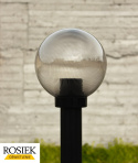 Kula ogrodowa 20cm pryzmatyczna + oprawa oświetleniowa OZN-11 + słupek montażowy 19,5cm
