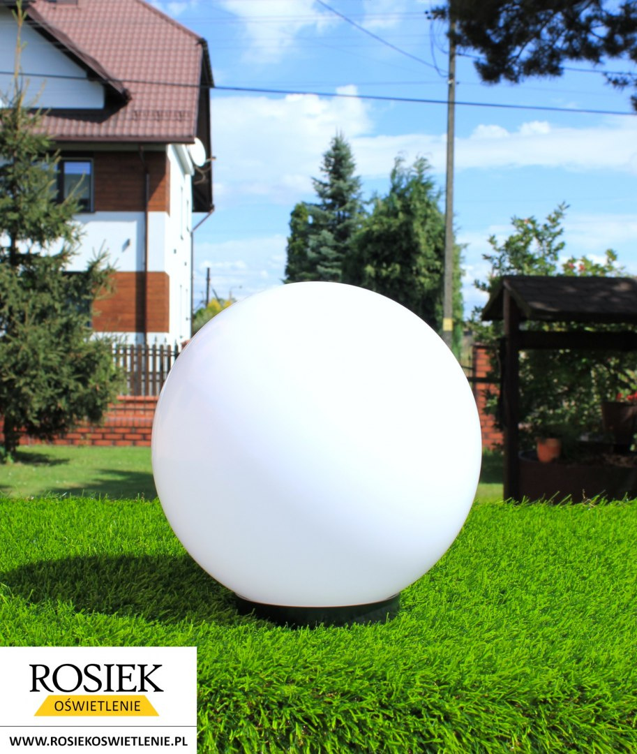 kule ogrodowe lampy ogrodowe kula biała 25cm oprawa OZ-250 kule ogrodowe lampy ogrodowe kula biała 25cm oprawa OZ-250
