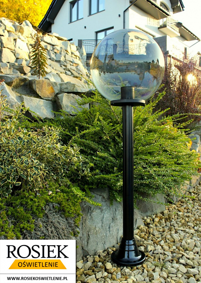 Lampy ogrodowe Lampa ogrodowa Kule ogrodowe przeźroczysta 40cm