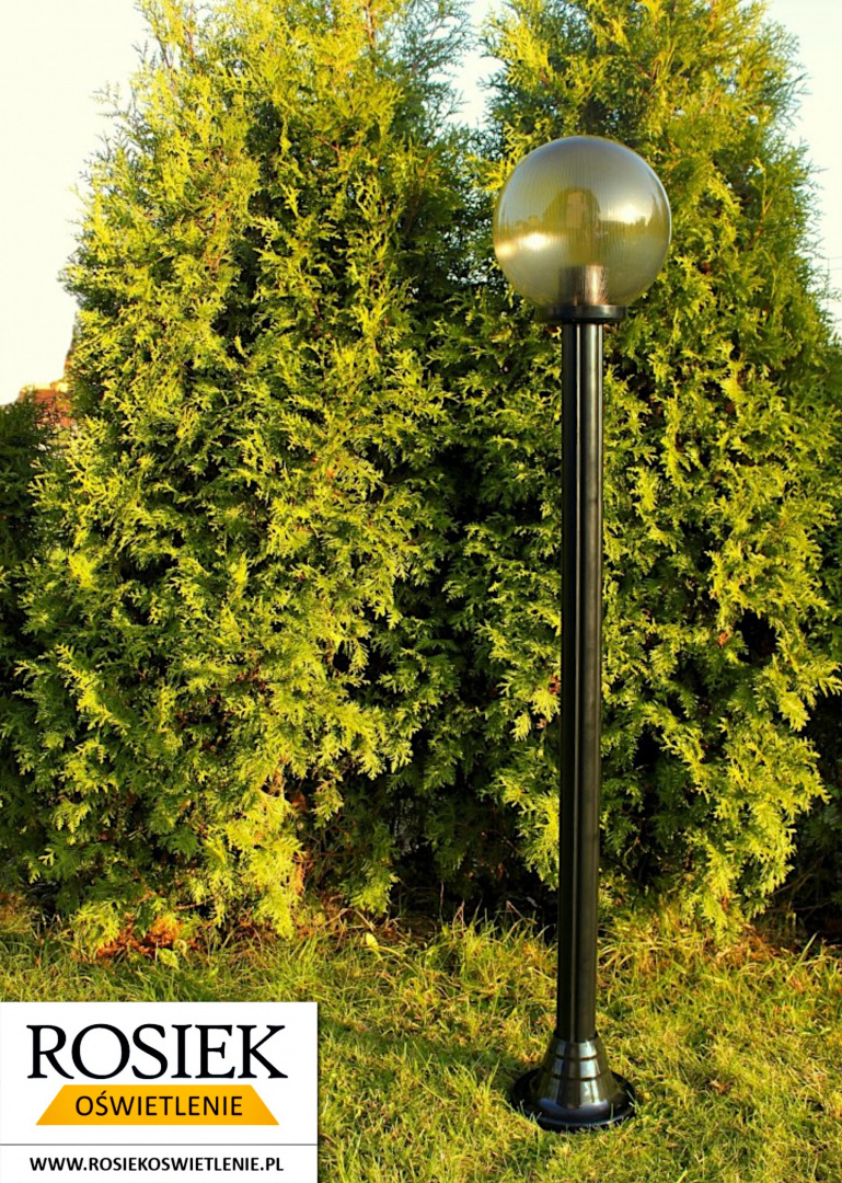 Lampy ogrodowe Lampa ogrodowa Kule ogrodowe podpalana pryzmatyczna 25cm
