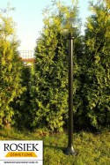 Lampy ogrodowe Lampa ogrodowa zewnętrzna 172cm, kula podpalana 25cm