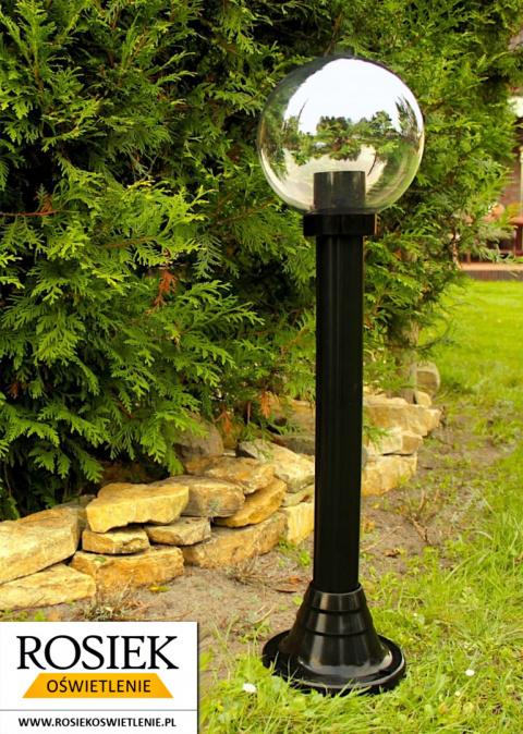 Lampy ogrodowe Lampa ogrodowa zewnętrzna 78cm, kula podpalana 20cm