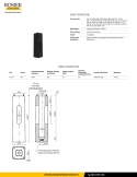 Fundament betonowy B-51 ROSA 311151 – 200×200 mm M18x28