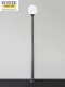 Lampa zewnętrzna uliczna parkowa KULA 400 BIAŁA K-180 3,4m