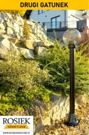 Lampy ogrodowe Lampa ogrodowa zewnętrzna 138cm, kula pryzmatyczna 20cm