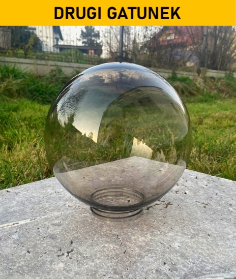 *OSTATNIE 8 SZTUK* | Kula ogrodowa 20cm podpalana + oprawa oświetleniowa OZN-11 + słupek montażowy 18cm