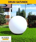 *OSTATNIE 5 SZTUK* | Kula ogrodowa 25cm biała + oprawa oświetleniowa OZ-250