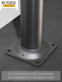 Słupy oświetleniowe aluminiowe rosa
